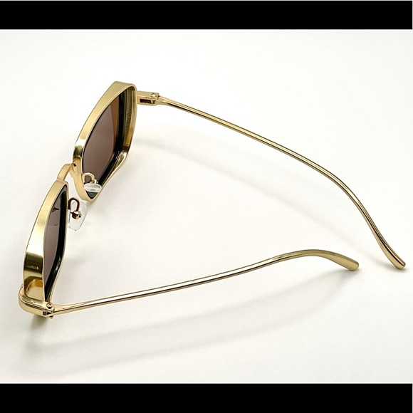 Gold Steampunk Sunglasses - Fabulous & Chic - Picture 3 of 4